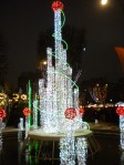 Decorations on the Champs Elysees 